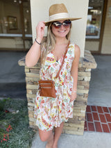 Terracotta Paisley Breezy Tank Dress w/Pockets