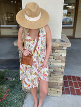 Terracotta Paisley Breezy Tank Dress w/Pockets