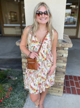 Terracotta Paisley Breezy Tank Dress w/Pockets