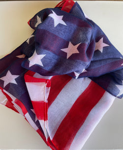 Stars & Stripes American Flag Rectangle Scarf