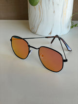 Cool Breeze Jet Black & Tortoise Lightweight Frame Sunglasses with Sunset Lenses