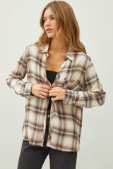 Chestnut Classic Fit Soft Flannel w/Front Pocket