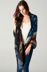 We The People Vintage Sheer Rectangle Scarf by Lovestitch