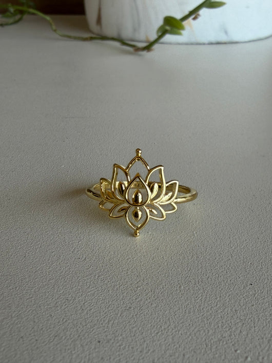 Gold Mandala Ring