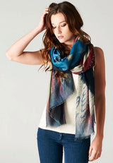 We The People Vintage Sheer Rectangle Scarf by Lovestitch