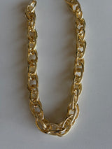 Gold Chunky Chain Link Necklace