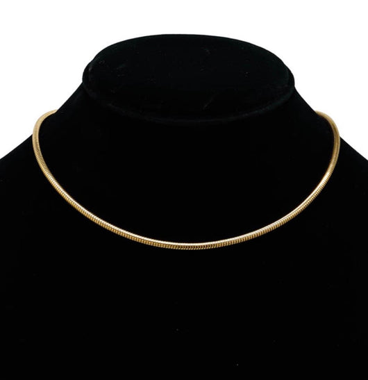 Secret Box Gold Chain Stainless Steel Water Resistant Necklace