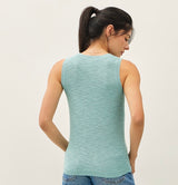 Sea Breeze Round Neck Knit Tank Top