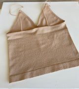 Gold Sparkle Crop OS Bralette w/Spaghetti Strap