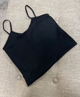 Black OS Seamless Slim Cami