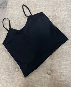 Black OS Seamless Slim Cami