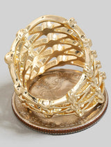 Gold Intricate Net Ring