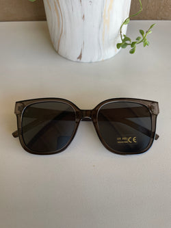 Pacific Beach Charcoal Sunglasses w/UV400 Protection