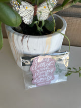 She Is Clothed with Strength and Dignity Pink Magnet