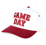 Game Day Burgundy  & Beige CC Brand Adjustable Snap Closer Hat