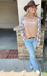 Chestnut Classic Fit Soft Flannel w/Front Pocket