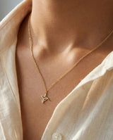 Hummingbird 18K Gold Dipped Necklace