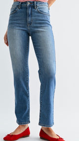 90’s Stretch Straight Leg Medium Denim Jeans by Just USA