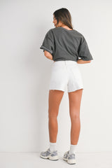Soft & Stretchy White Shorts by Just USA Jeans