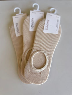 Nude OS No Show Socks