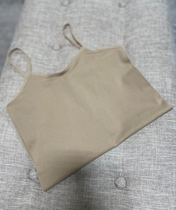 Khaki OS Seamless Slim Cami