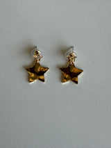 Gold Stars Post Earrings