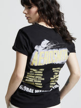 Aerosmith Black Retro Band Tee