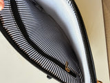 Wunderland Black Crossbody Purse w/Zipper Pockets