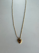 Gold Heart Love Necklace