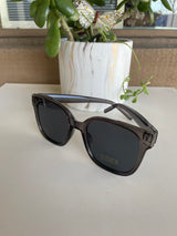 Pacific Beach Charcoal Sunglasses w/UV400 Protection