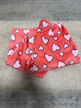 Red & Pink Hearts Soft & Cozy OS Loungewear Pants w/Elastic Waistband