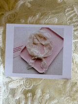 Cream Lace Hair Bandana Scarf