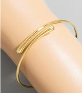 18K Gold Dipped Wrap Bangle Bracelet