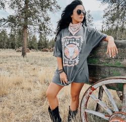 Wild West Gun Metal Graphic Tee