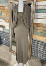 Hot Cocoa Bolero Knit Cardigan Sweater Top