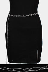 Silver Chain Link Belt