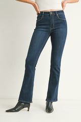 Dark Denim Slim Bootcut Jeans