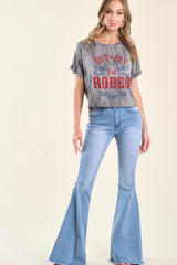 Not My First Rodeo Charcoal Vintage Graphic Tee Made in USA