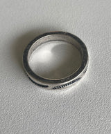 Antique Silver Feather Band Ring