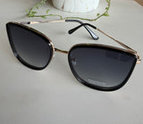 On The Fly Black & Silver Frame Sunglasses - 100% UV Protection