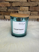 Coastal Sunset Sea Salt & Lily Coconut Soy Wax 7oz Candle