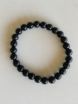 All Black Handmade Beaded Bracelet