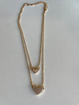 Gold Layered Heart Necklace