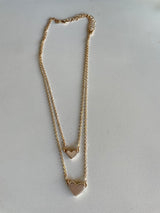 Gold Layered Heart Necklace