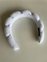 White Spa Cloud Terry Cloth Headband