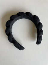 Black Spa Cloud Terry Cloth Headband