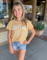 Have A Great Day Yellow Daisy Graphic Tee