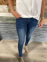 Blue Wash Skinny Stretch Jeans by Hammer