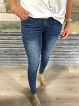 Blue Wash Skinny Stretch Jeans by Hammer