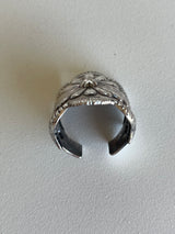 Antique Silver Western Adjustable Cuff Ring